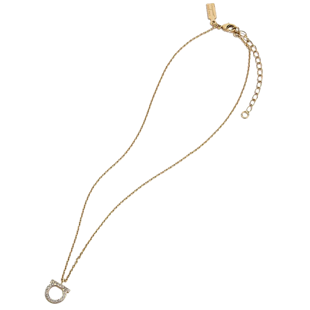 Gancini Crystal Necklace by Salvatore Ferragamo