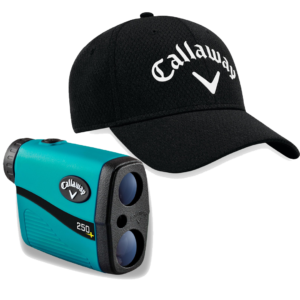 Performance Structured Adjustable Hat (Black) & 250+ Laser Rangefinder by Callaway
