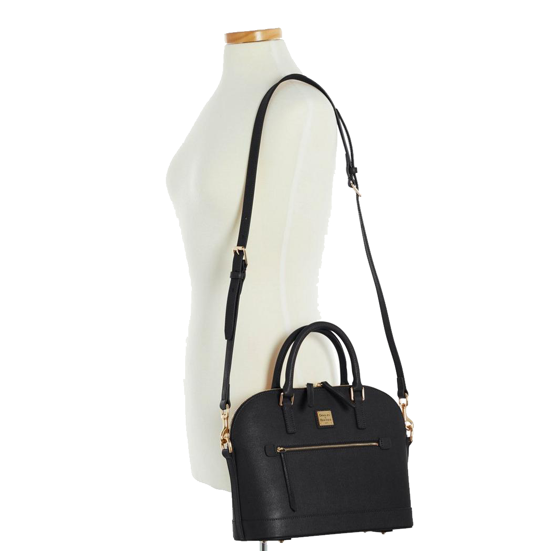 Saffiano Domed Zip Satchel by Dooney & Bourke - Image 3