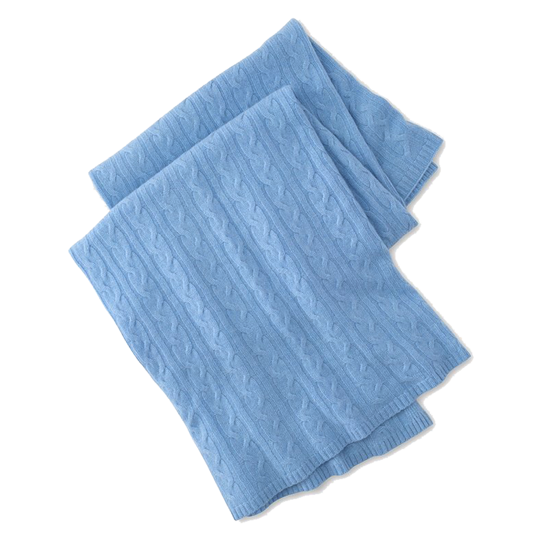 Cashmere Blanket - Light Blue by Cashmere Counter