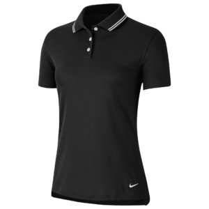 Dry Victory Women's Polo - Black/White/White by Nike