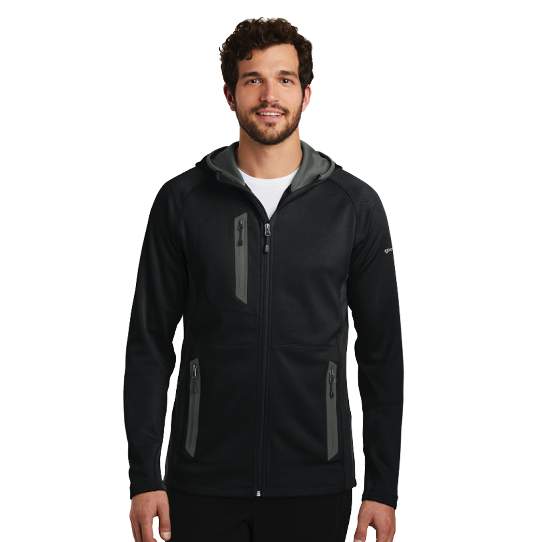 Men's Sport Hooded Full-Zip Fleece Jacket by Eddie Bauer