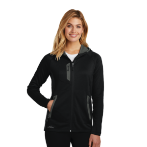 Ladies Sport Hooded Full-Zip Fleece Jacket by Eddie Bauer