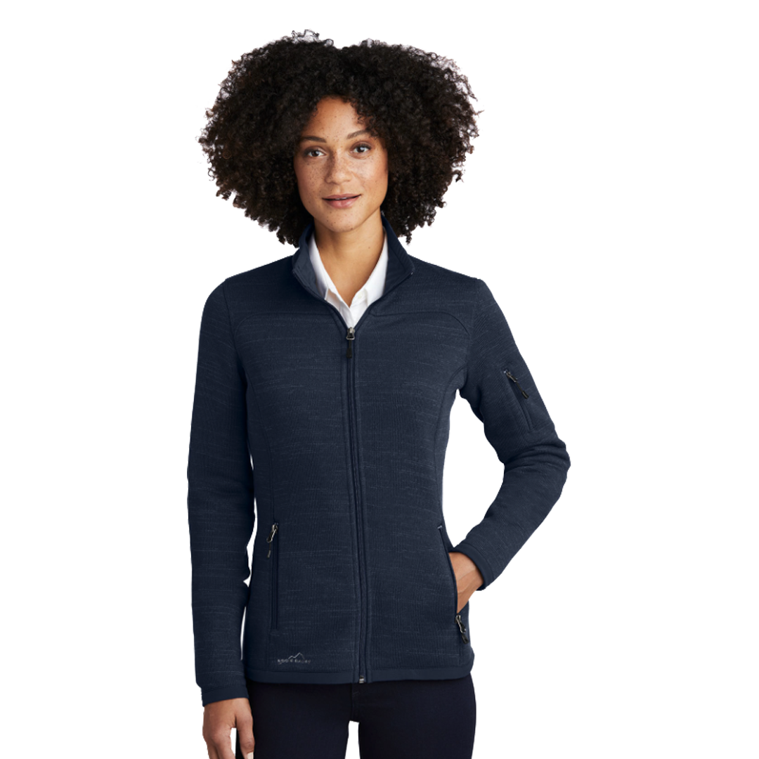 Ladies Sweater Fleece Full-Zip by Eddie Bauer - Image 2