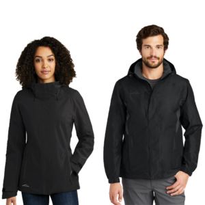 Ladies WeatherEdge Plus Insulated Jacket & Men's Rain Jacket by Eddie Bauer