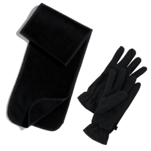 R-Tek Fleece Scarf and Fleece Gloves by Port Authority