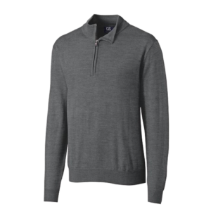 Men's LS Douglas Half Zip Mock by Cutter & Buck