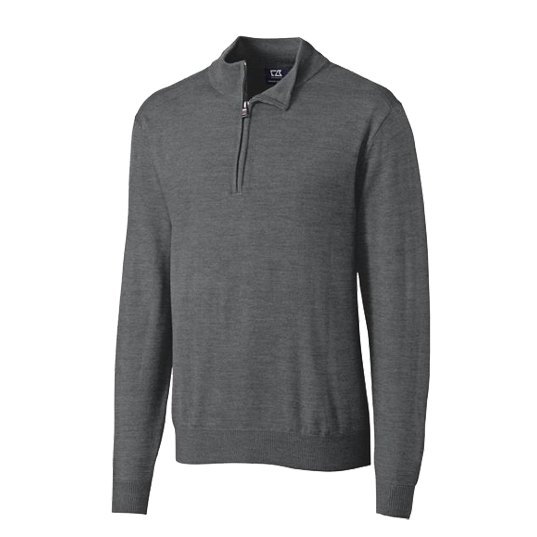 Men's LS Douglas Half Zip Mock by Cutter & Buck
