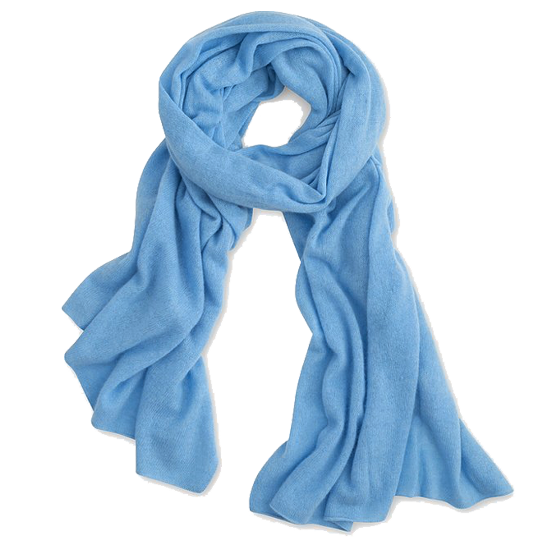 Cashmere Wrap - Light Blue w/ Dust Bag by Cashmere Counter
