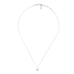 GG Running White Gold and Diamond Necklace by Gucci